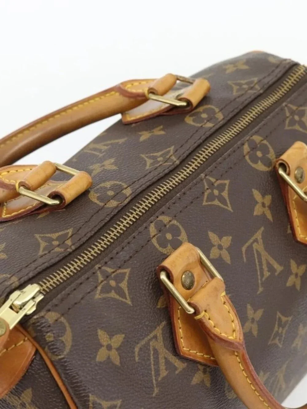 LOUIS VUITTON Monogram Speedy 25 Hand Bag M41528 LV Auth 182161A